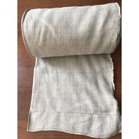 Домотканое льняное полотно