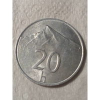 20 геллеров Словакия 1994 год
