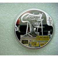 10 евро Испания. 2004. Сальвадор Дали. Мягкий Автопортрет с беконом. СЕРЕБРО 925