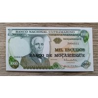 Werty71 Мозамбик 1000 эскудо 1972 1976 UNC банкнота большой формат