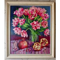 Мацуро Ю.В. "Весенний аромат", 2021 год; 60/50 см