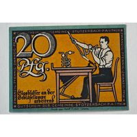 1921 год 20 пфеннигов  Германия