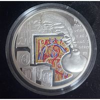 Остров Ниуэ 1 доллар 2011 "Письменность" серебро, хорошая инвестиция предложите свою цену!