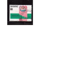 Сан-Марино-1989(Мих.1412) , гаш.,  Спорт , ОИ