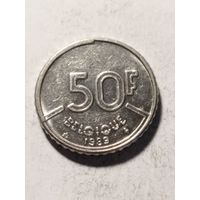 Бельгия 50 франков 1989