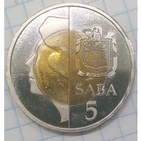 4/11 остров Саба 5 долларов