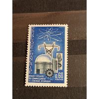 1965 Франция 20 лет комиссии по атомной энергии чистая клей MNH** (2-8)