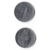 100 лир Италия 1977 года