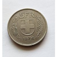 Швейцария 5 франков, 1976