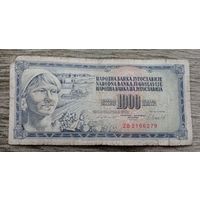 Werty71 Югославия 1000 динаров 1981 банкнота