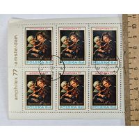 Марка блок Польша