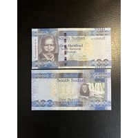 Южный Судан 100 фунтов  банкнота IBNS без год выпуска RRR UNC