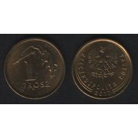 Польша y923 1 грош 2017 год (mw) (_alb2