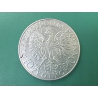 Польша 10 злотых 1932 Ядвига (знак монетного двора)