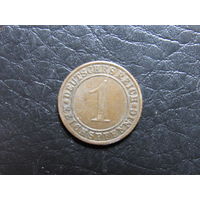 Германия. 1 пфенниг. 1924J. С 20 копеек. Распродажа коллекции. Смотрите другие лоты.