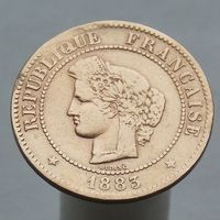 Франция 5 сантимов 1883