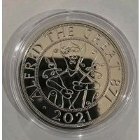 5 фунтов 2021. Король Альфред Великий