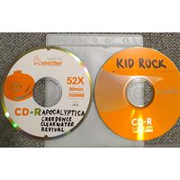 CD MP3 APOCALYPTICA, CREEDENCE CLEARWATER REVIVAL, KID ROCK - 2 CD.