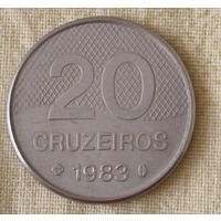 Бразилия. 20 Крузейро 1983 года.