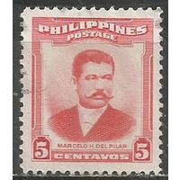 Филиппины. Марсело Дель Тимор. Писатель. 1952г. Mi#547.