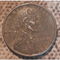 1 цент 1943 США МД Филадельфия
