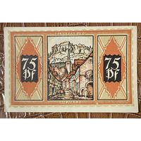 Нодгельд 75 пфеннигов 1921 год. Брауншвейг. Веймарская республика