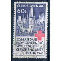 Чехословакия - 1961г. - Красный Крест - 1 марка - полная серия, гашёная [Mi 1292]. #3-WB-78-A-1