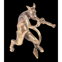 Статуэтка Чертик с дудочкой Латунь