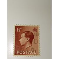 Великобритания 1936 Профиль короля Эдуарда VIII, повернутый налево, что нарушало традицию направления взгляда предыдущего монарха.