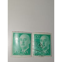 Испания  1955 Франсиско Франко, испанский генерал и диктатор.