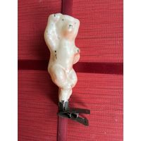 Ёлочная игрушка мишка пляшущий