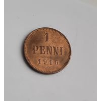 1 пенни 1919 года Unc