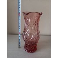 Ваза СССР цветное стекло