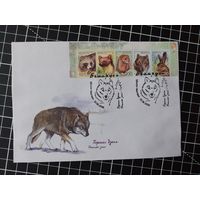 Беларусь. КПД. 2008. Звери. (марки сцепкой из малого листа)