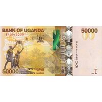 Уганда 50000 шиллингов образца 2024 года UNC p54