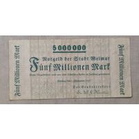 5 000 000 марок  1923 год Германия