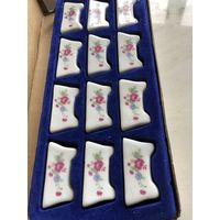 Фарфоровый набор подставок под столовые приборы