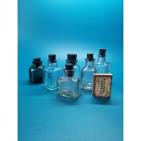 Бутылочка от чернил СССР. 6 шт. одним лотом.