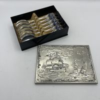 Набор чайных/кофейных ложек в кейсе. Голландия. Арт 3300