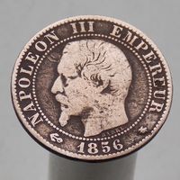 Франция 5 сантимов 1856