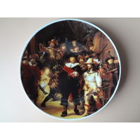 Тарелка настенная Ночной дозор (Рембрандт).