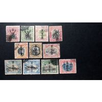 Великобритания. Северное Борнео\381с\ 1897-1901. фауна герб. Порто