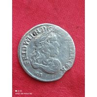 Серебро ,6 грошей Фридрих Вильгельм 1,Пруссия