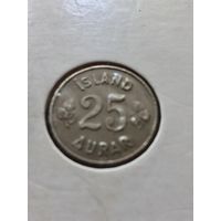 Исландия 25 эйре 1965 г.