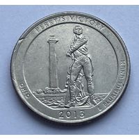 25 центов 2013 г., Международный мемориал мира, штат Огайо, США