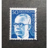 Марка Германия 1970 год Густав Хайнеман