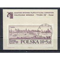 Международная филателистическая выставка Polsaka 73 Польша 1973 год 1 блок