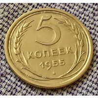 5 копеек 1955 года.