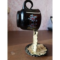 Денежная чашка. Панно из монет СССР. Аукцион с 1.00 руб.