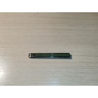 Металлический зажим для галстука с эмалями, времён СССР.